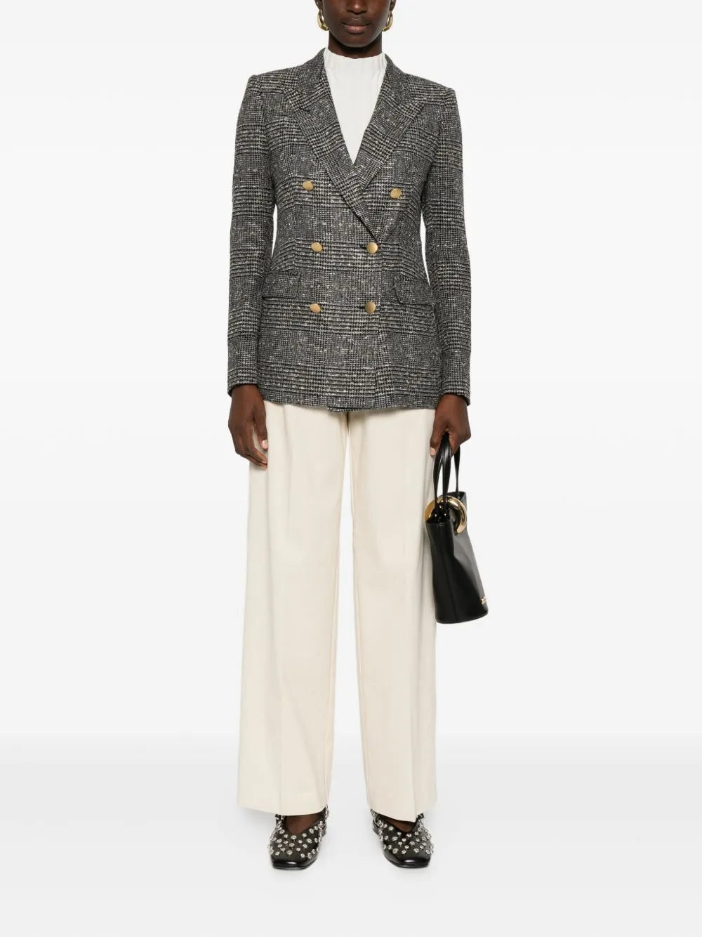 WOOL BLEND DOUBLE-BREASTED JACKET sold by Lord & Taylor product image thumbnail 2