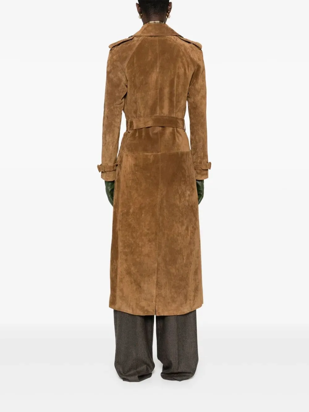 LEATHER TRENCH COAT sold by Lord & Taylor product image thumbnail 5