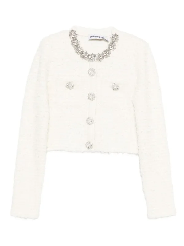 BOUCLé KNIT CARDIGAN sold by Lord & Taylor