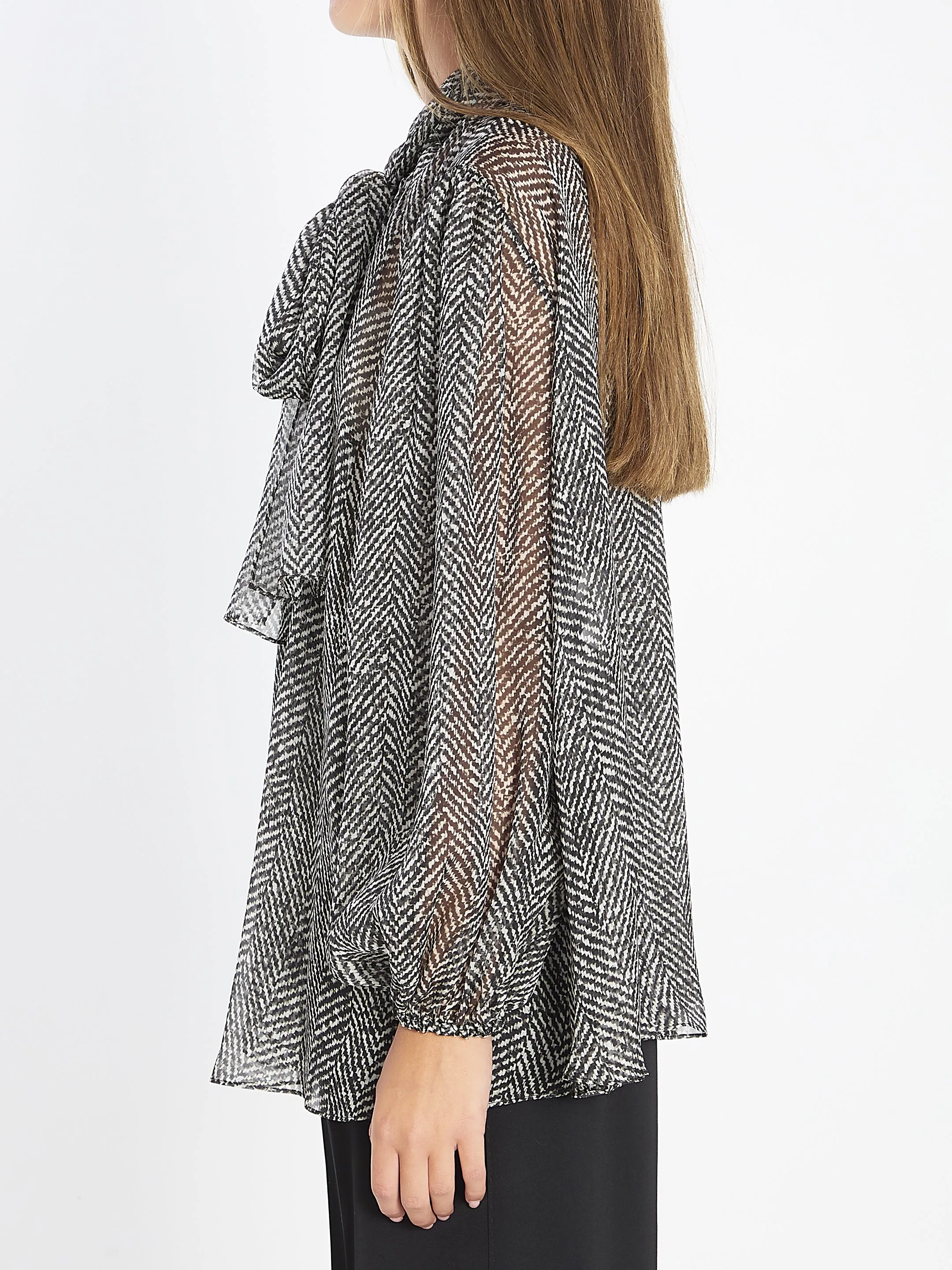 SILK CHIFFON BLOUSE sold by Lord & Taylor product image thumbnail 3