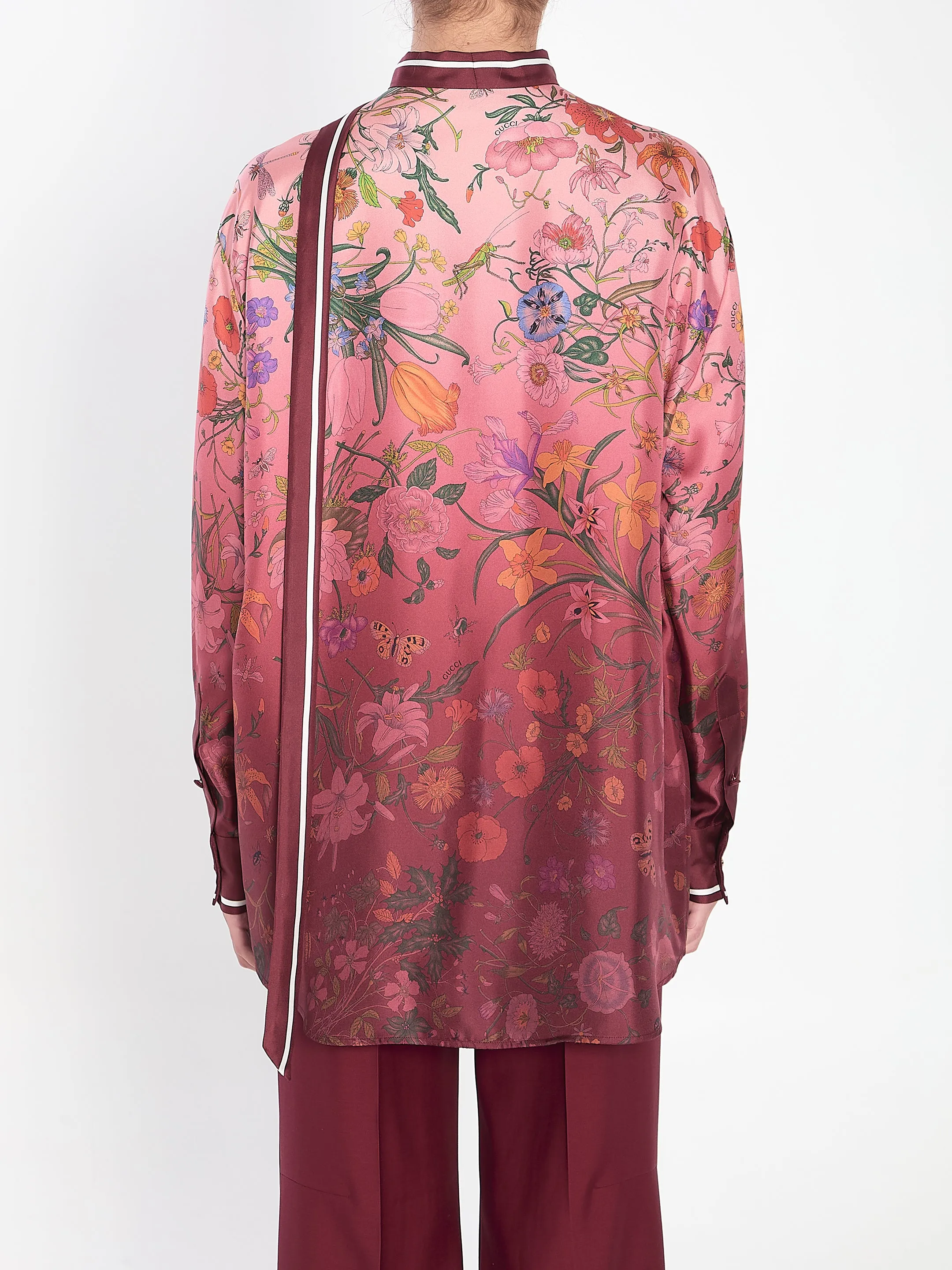 PRINTED SILK SHIRT sold by Lord & Taylor product image thumbnail 4