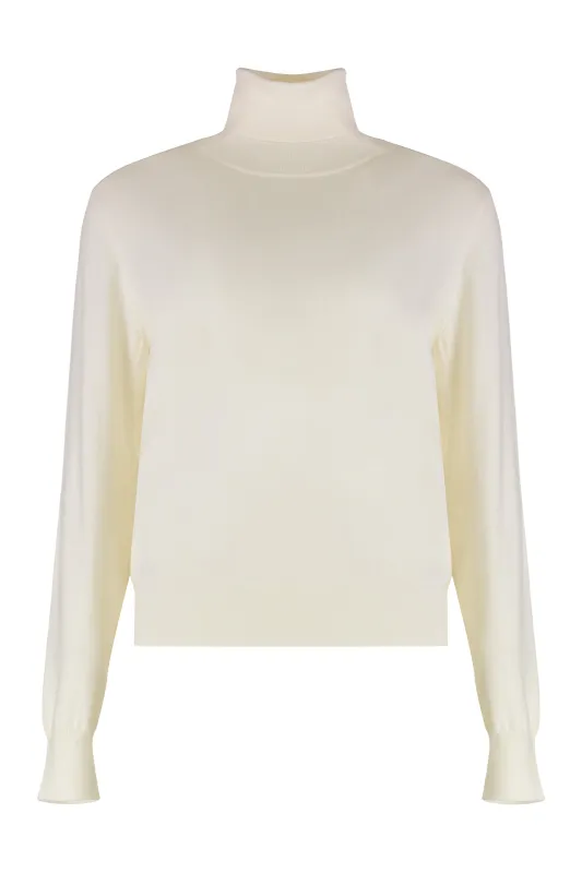 LIME WOOL AND CACHEMIRE TURTLENECK PULLOVER sold by Lord & Taylor
