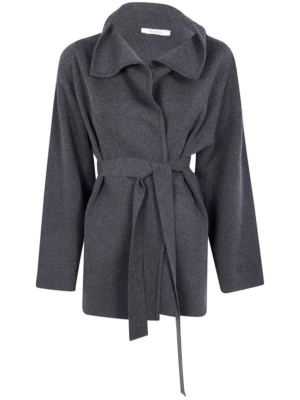 "REA" SILKY BELTED CARDIGAN sold by Lord & Taylor
