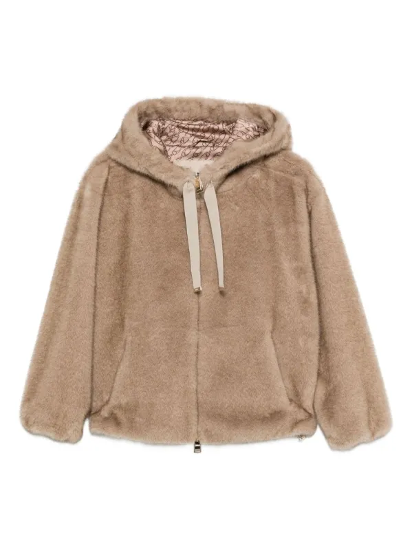 "BOMBER" SOFT FAUX FUX JACKET sold by Lord & Taylor