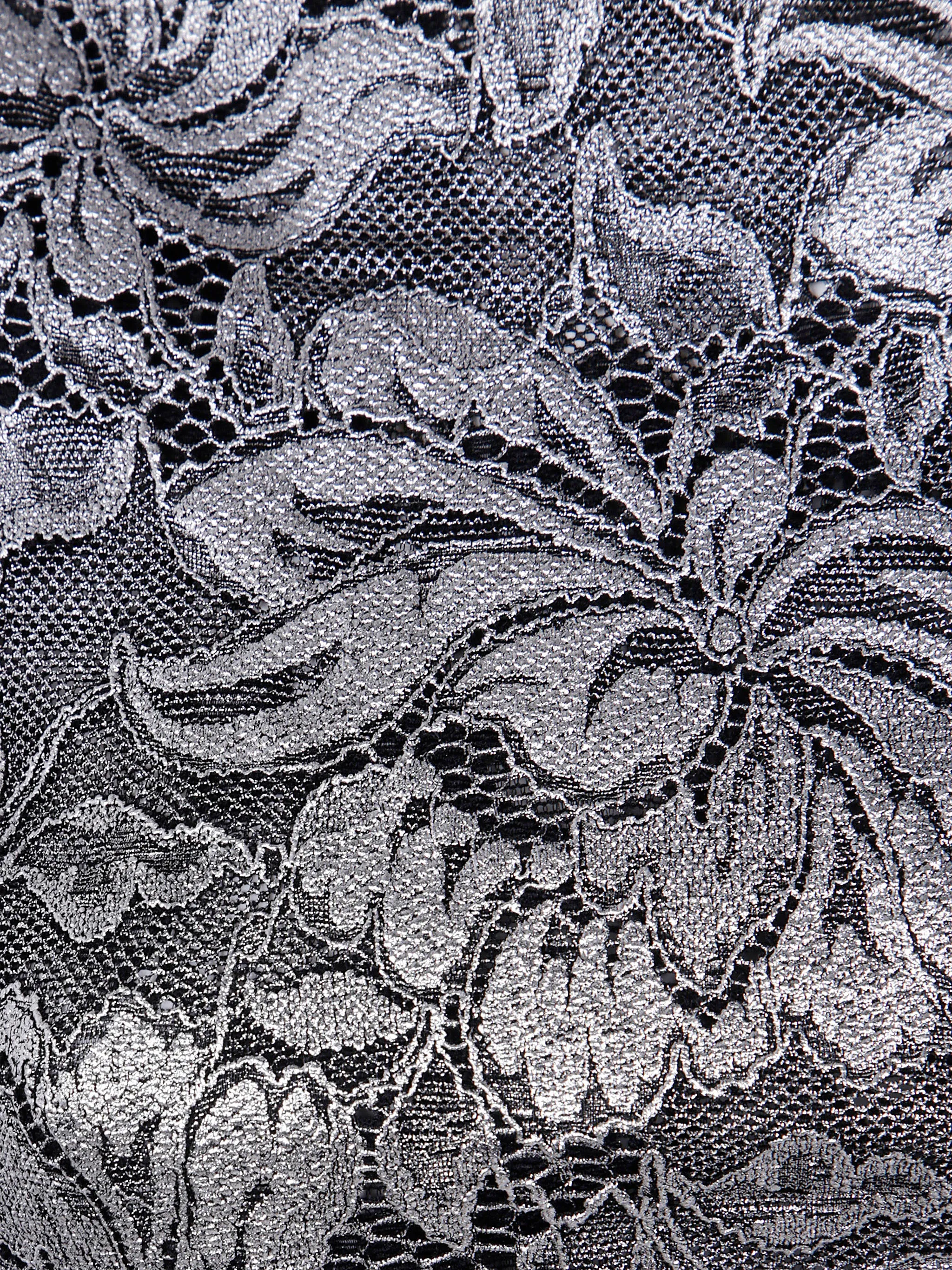 CROPPED LONG SLEEVES LACE TOP sold by Lord & Taylor product image thumbnail 3