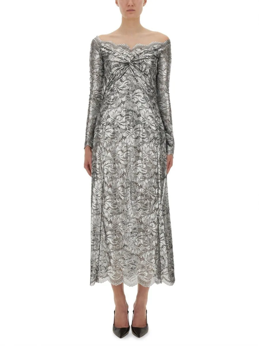 LONG SLEEVES LONG LACE DRESS sold by Lord & Taylor