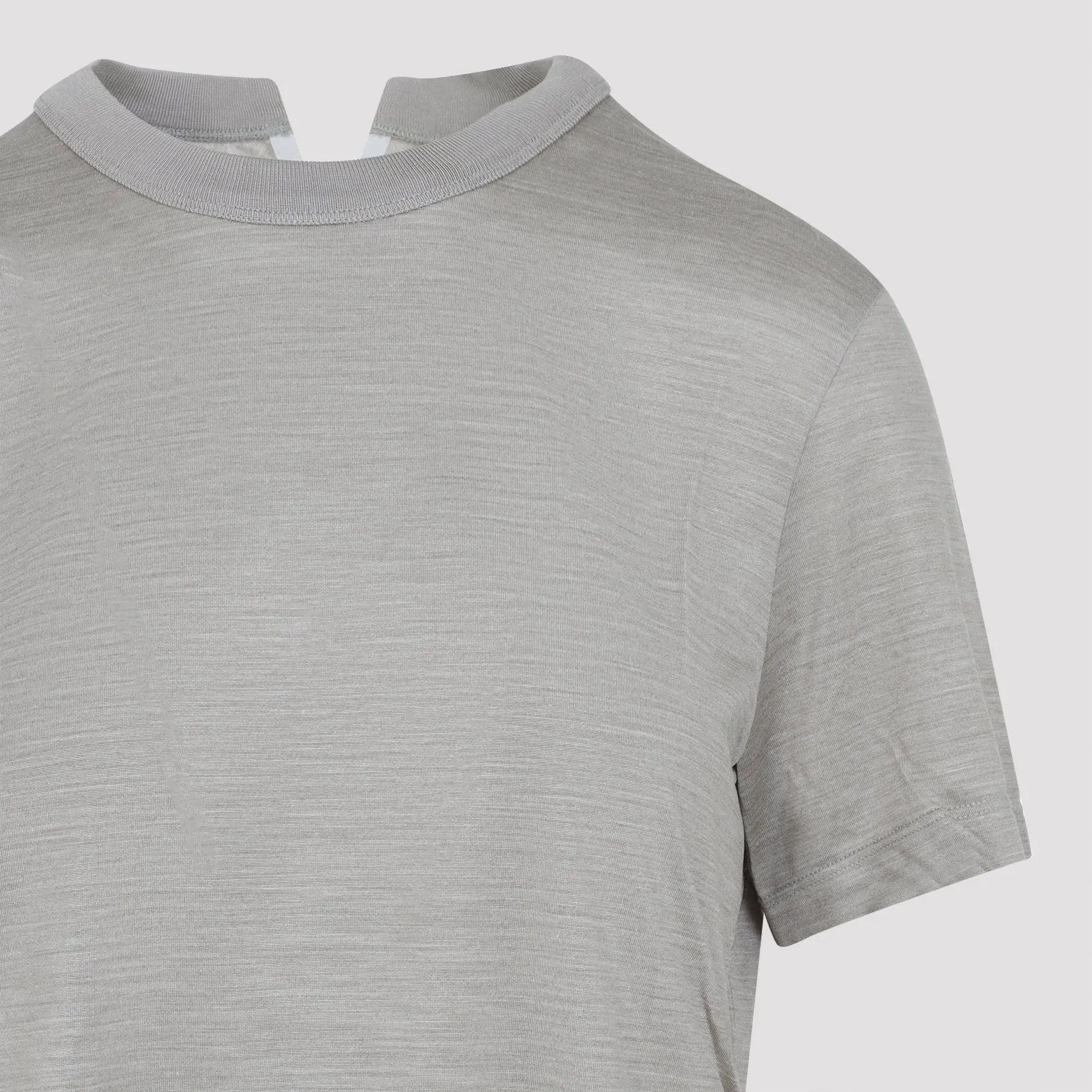GRAY FITTED T-SHIRT sold by Lord & Taylor product image thumbnail 4