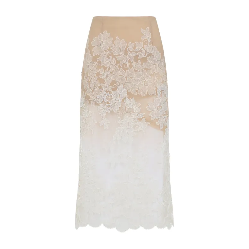 POLYAMIDE MIDI SKIRT made by Ermanno Scervino