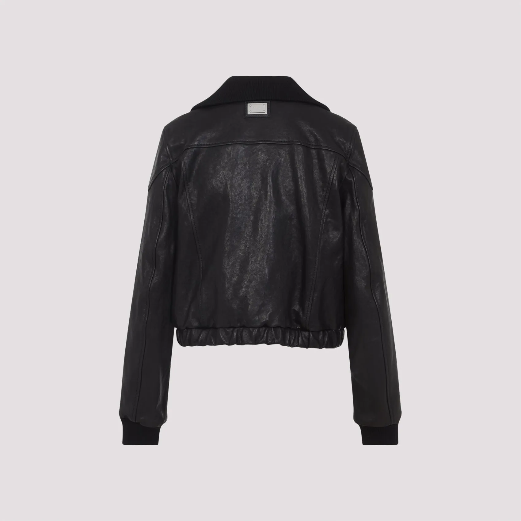 LEATHER JACKET IN BOMBER STYLE sold by Lord & Taylor product image thumbnail 3