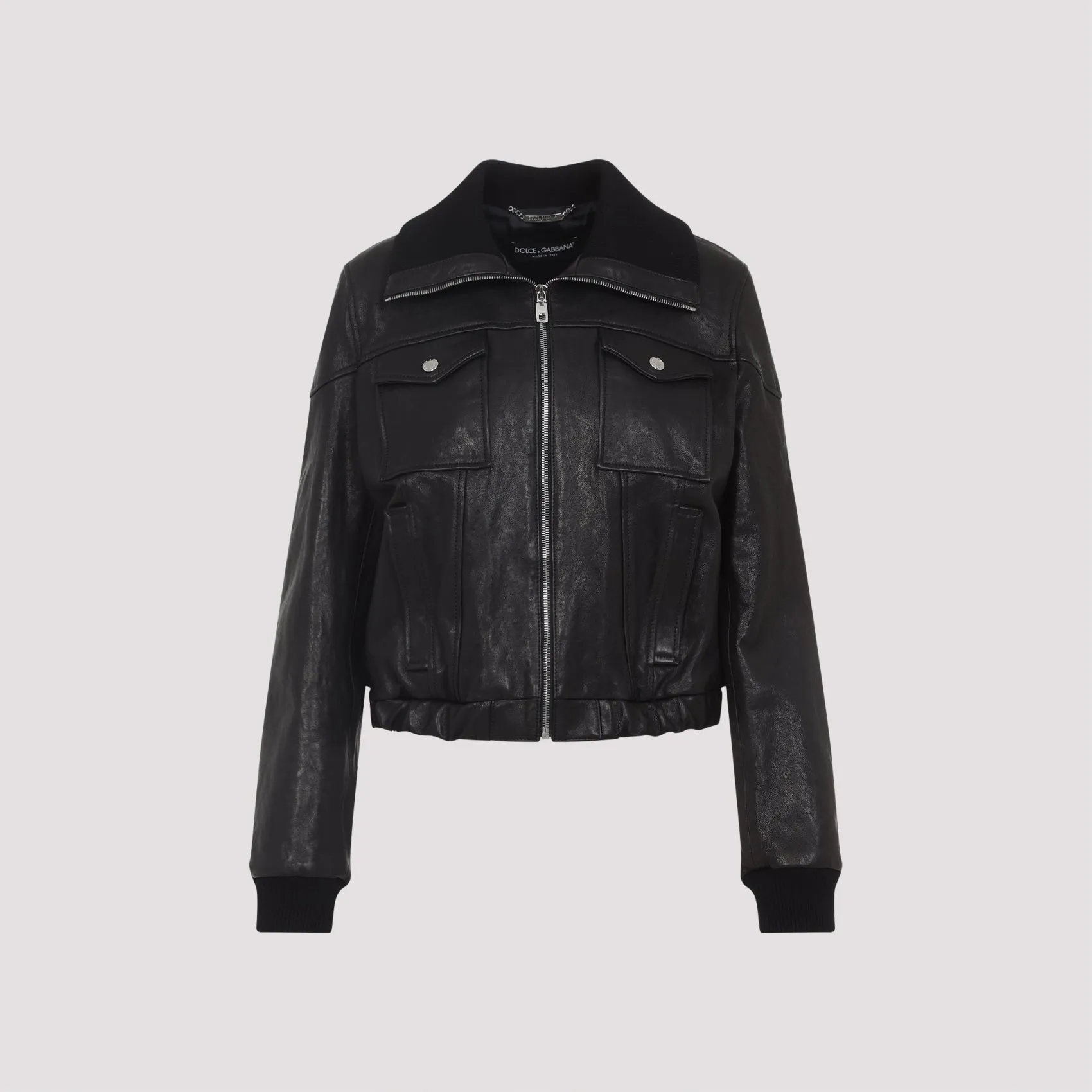 LEATHER JACKET IN BOMBER STYLE sold by Lord & Taylor product image thumbnail 2