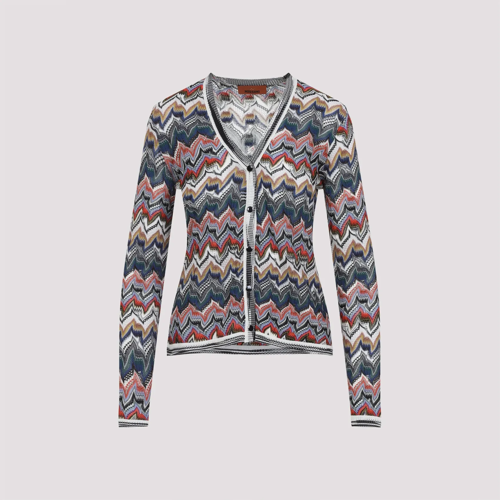 ZIGZAG KNIT CARDIGAN sold by Lord & Taylor product image thumbnail 2