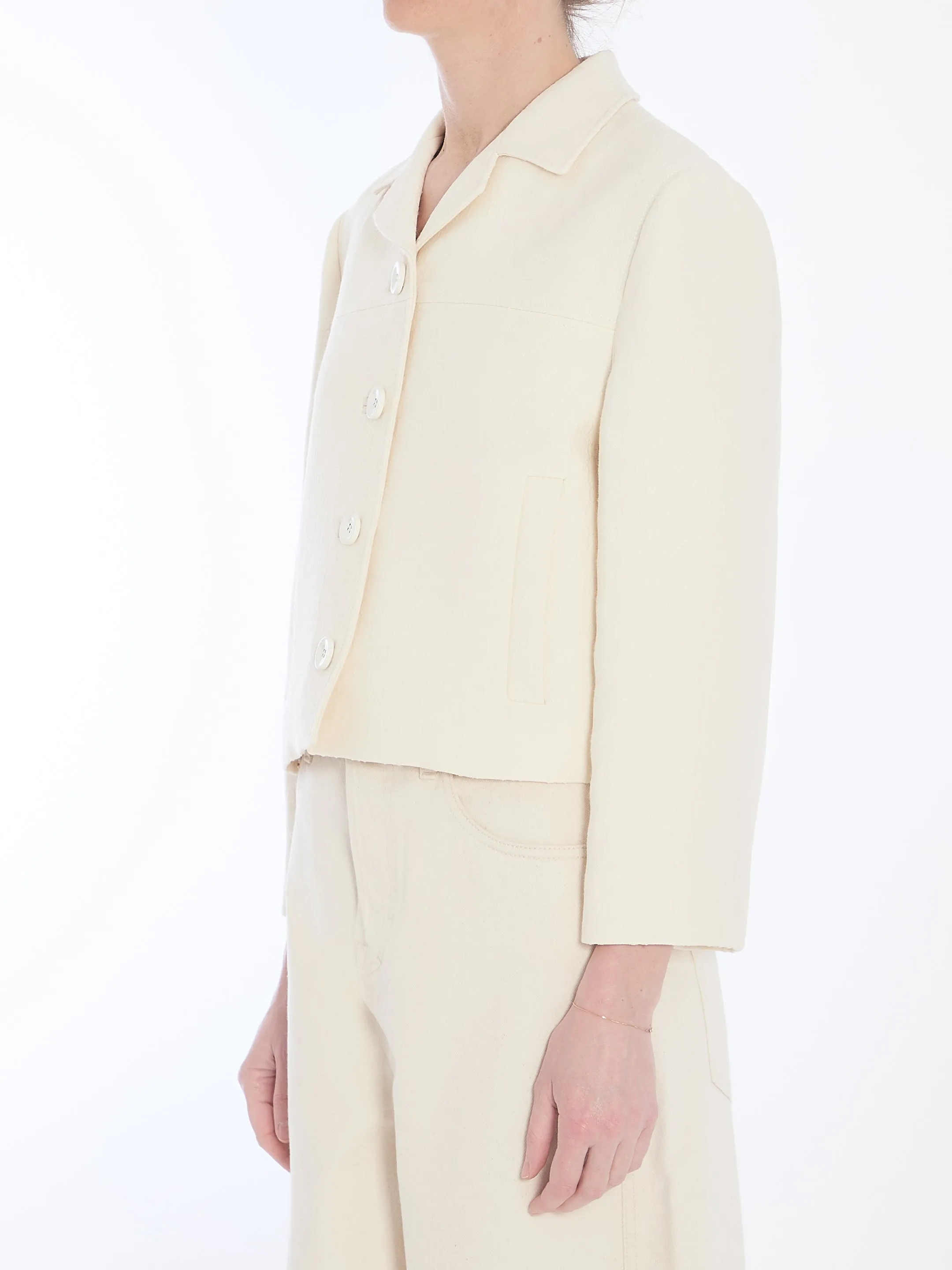GG JACQUARD CROPPED JACKET sold by Lord & Taylor product image thumbnail 2