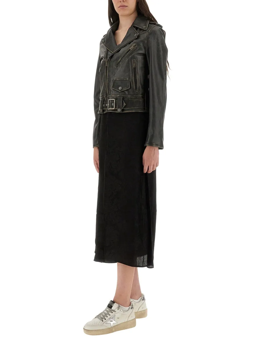 BLACK LEATHER JACKET sold by Lord & Taylor product image thumbnail 2
