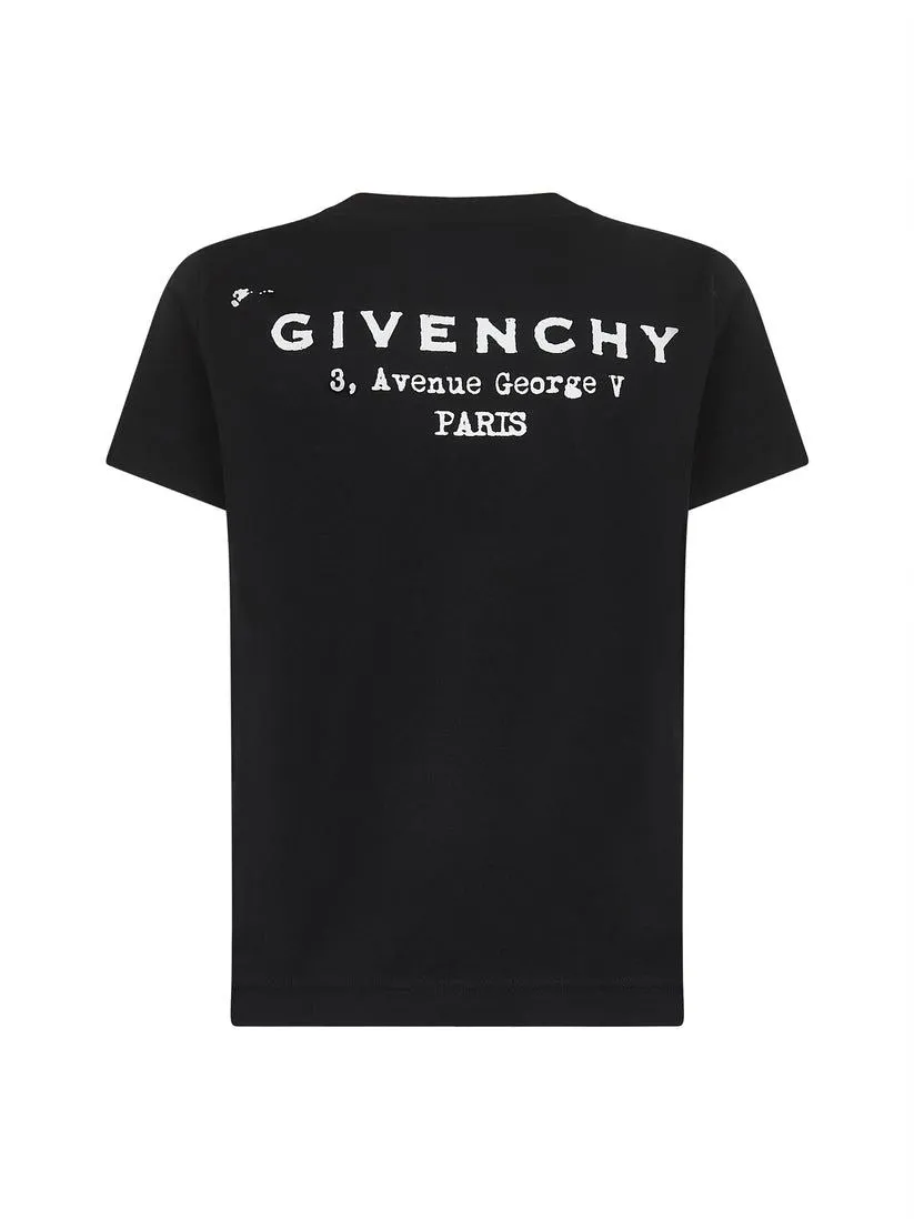 BLACK T-SHIRT WITH WHITE LOGO. sold by Lord & Taylor product image thumbnail 2