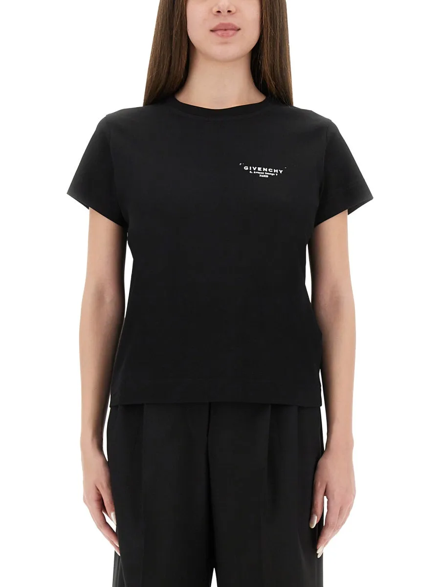BLACK T-SHIRT WITH WHITE LOGO. sold by Lord & Taylor product image thumbnail 3