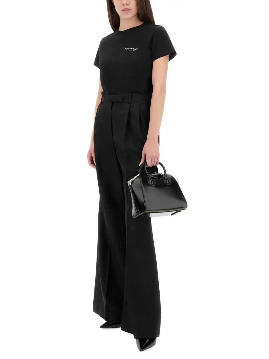 BLACK T-SHIRT WITH WHITE LOGO. sold by Lord & Taylor product image thumbnail 4