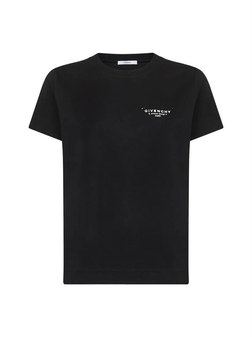 BLACK T-SHIRT WITH WHITE LOGO. sold by Lord & Taylor