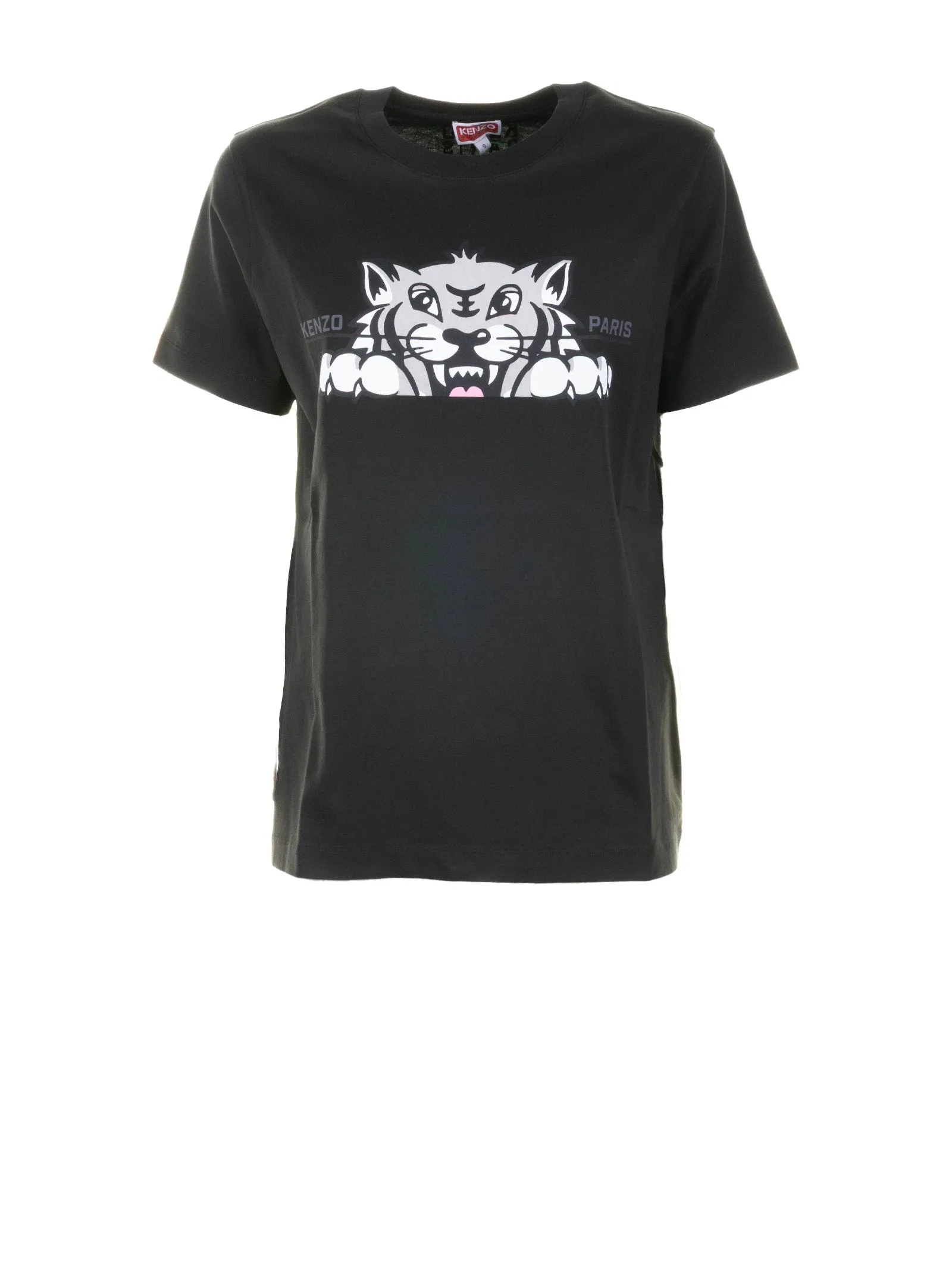 BLACK T-SHIRT WITH WHITE PRINT. sold by Lord & Taylor