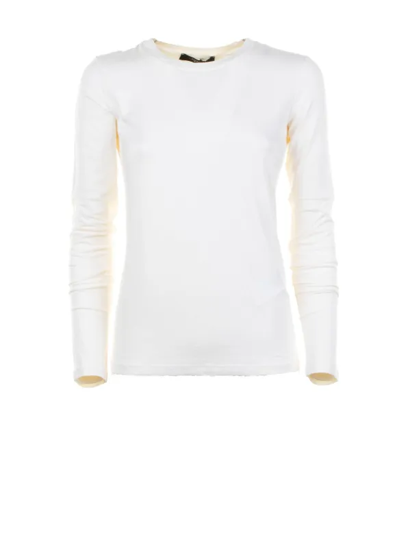 MAX MARA WEEKEND T-SHIRT IN STRETCH VISCOSE JERSEY WITH CREW NECK sold by Lord & Taylor