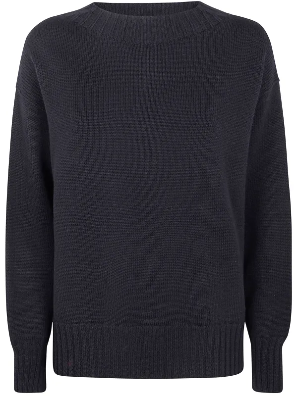 LONG SLEEVE CREW NECK AWEATER made by Drumohr