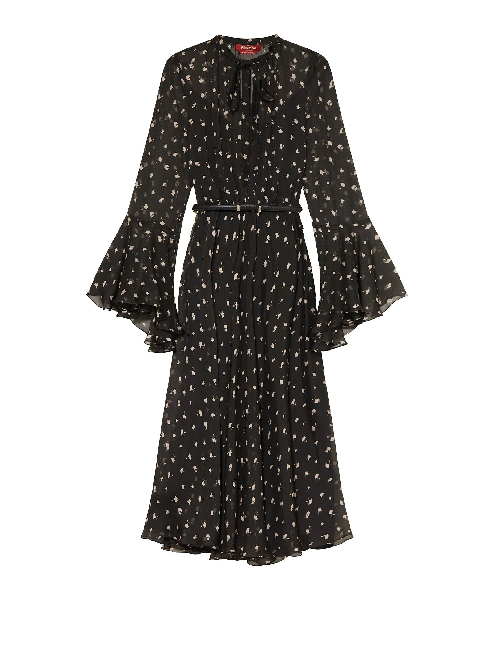 MAX MARA STUDIO LONG PATTERNED DRESS WITH LONG SLEEVES sold by Lord & Taylor