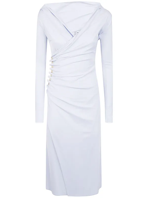 V NECK MIDI DRESS sold by Lord & Taylor
