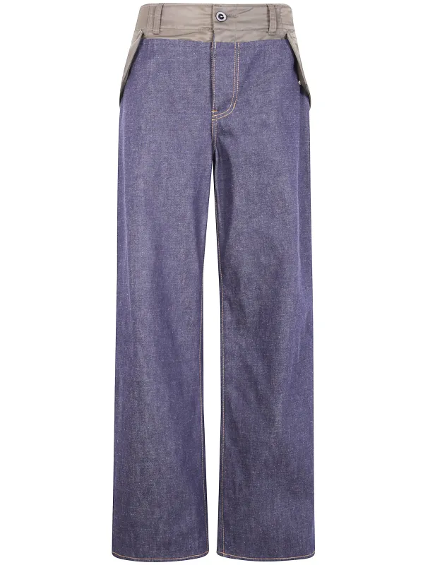WIDE LEG DENIM PANTS sold by Lord & Taylor