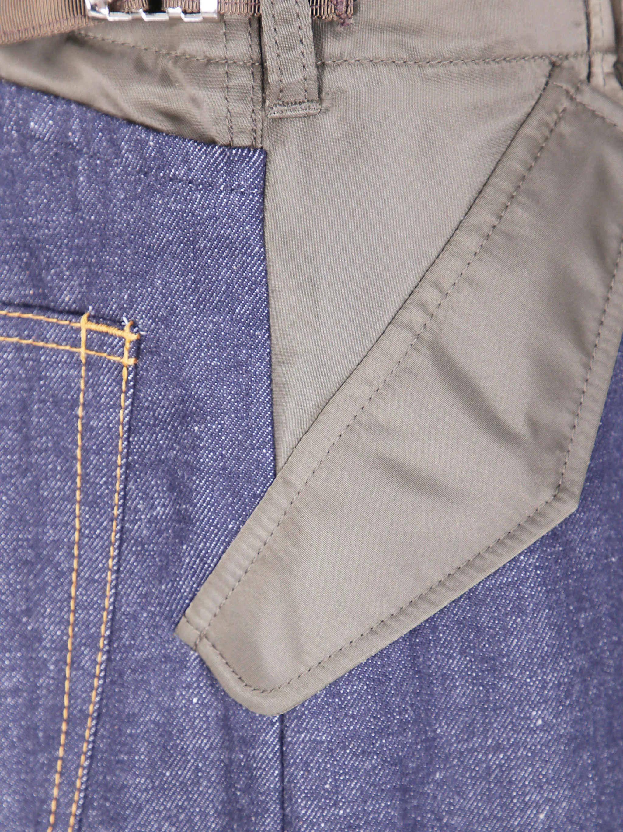 WIDE LEG DENIM PANTS sold by Lord & Taylor product image thumbnail 3