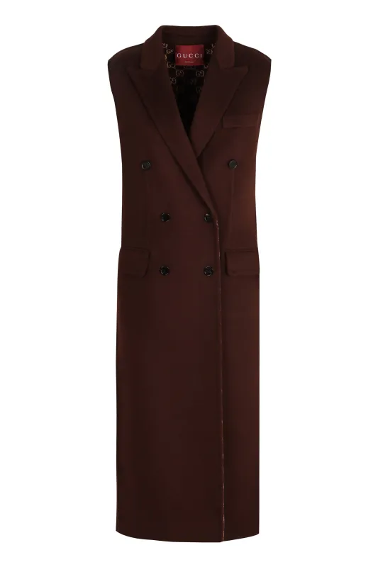 DOUBLE-BREASTED WOOL COAT sold by Lord & Taylor
