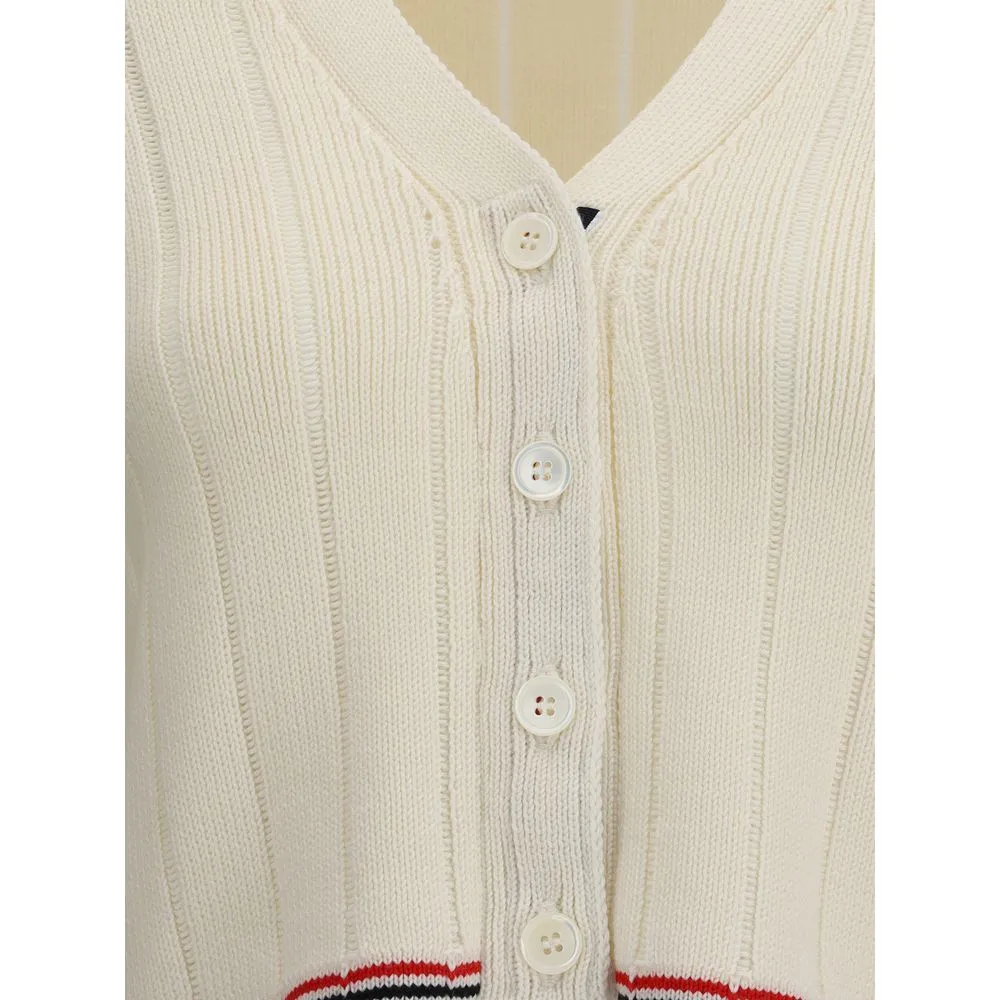 Ladder Full Needle Rib Stitch V Neck Car sold by Lord & Taylor product image thumbnail 3