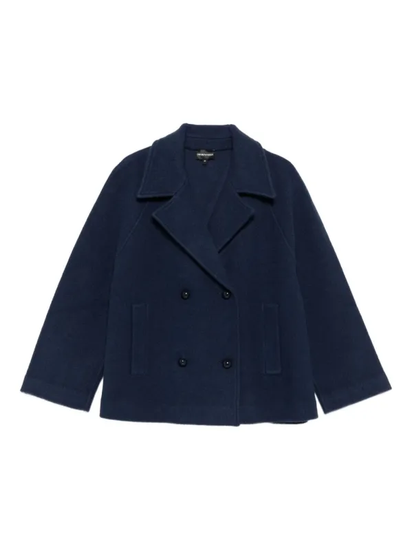 Emporio Armani Coats Blue sold by Lord & Taylor