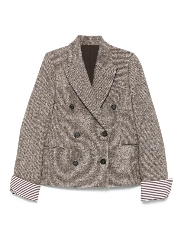 Brunello Cucinelli Jackets Brown sold by Lord & Taylor
