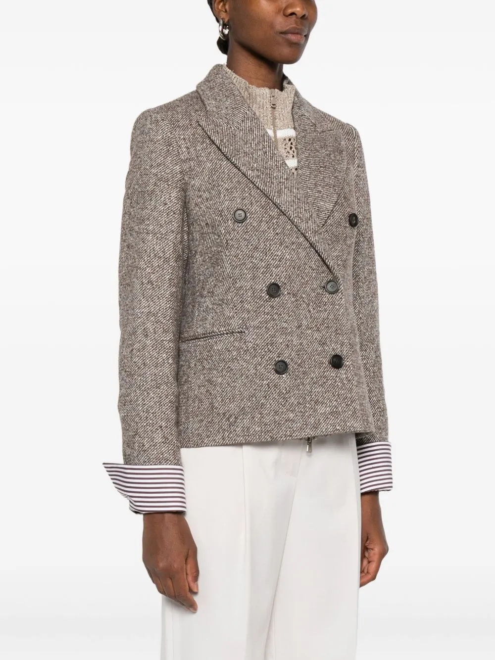 Brunello Cucinelli Jackets Brown sold by Lord & Taylor product image thumbnail 4