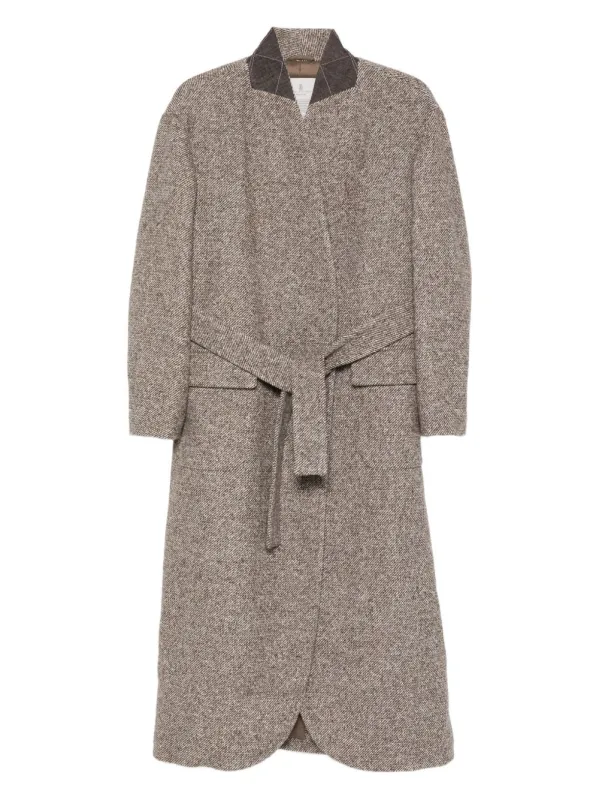 Brunello Cucinelli Coats Brown sold by Lord & Taylor