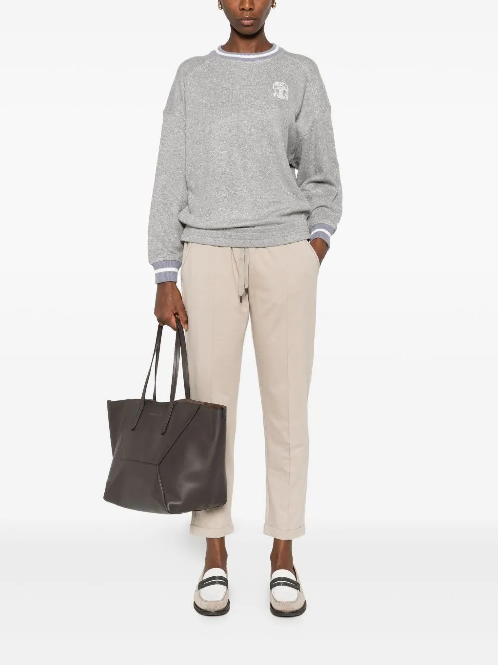 Brunello Cucinelli Sweaters Grey sold by Lord & Taylor product image thumbnail 5