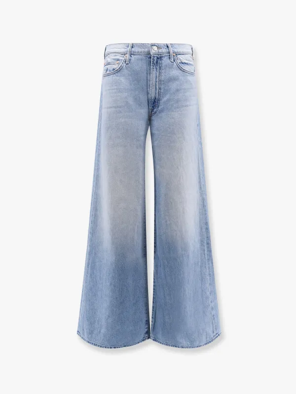 Cotton Blend Wide Leg Jeans sold by Lord & Taylor