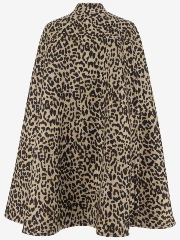 Wool Coat with Animal Pattern sold by Lord & Taylor