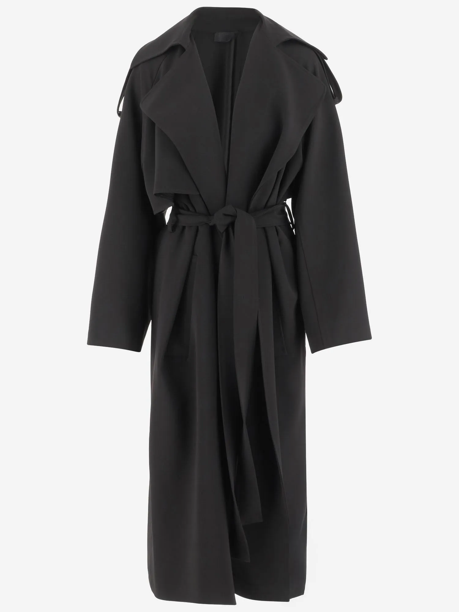 Black Nylon Trench Coat sold by Lord & Taylor