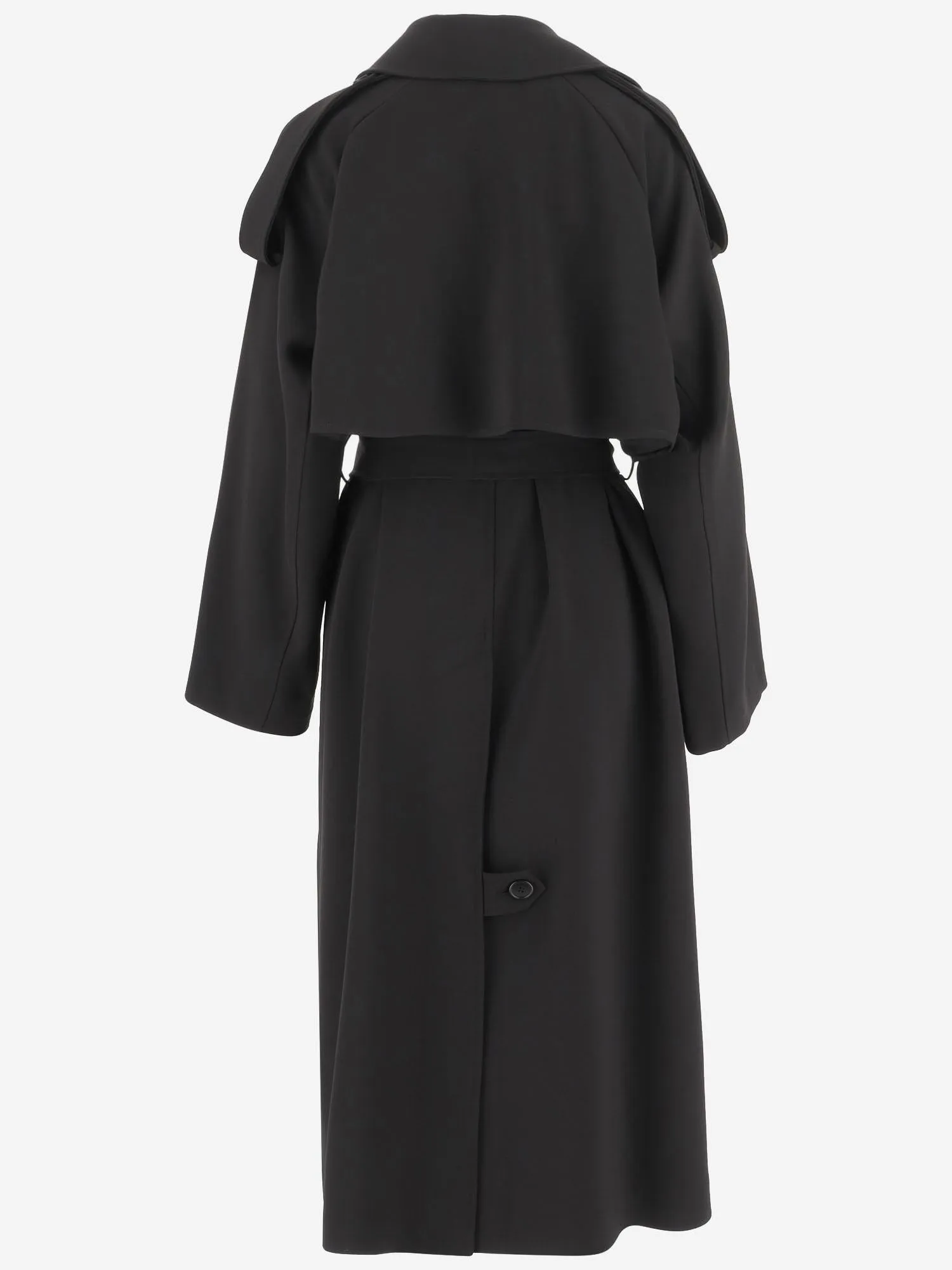 Black Nylon Trench Coat sold by Lord & Taylor product image thumbnail 2