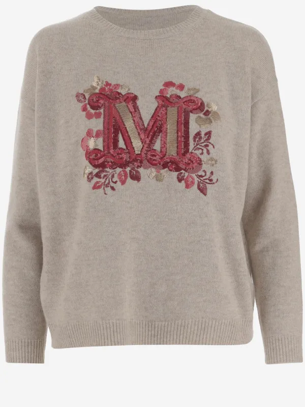 Wool and Cashmere Sweater with Logo sold by Lord & Taylor