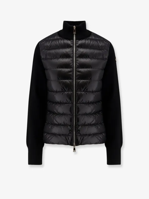 Nylon Down Jacket with Virgin Wool Inserts sold by Lord & Taylor