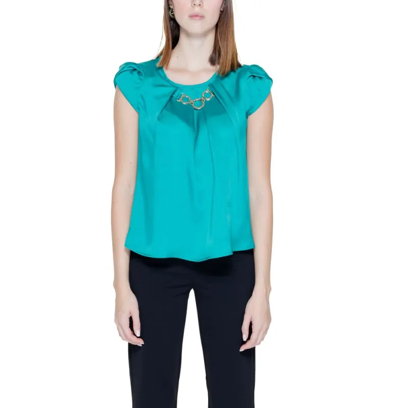 Green Polyester Blouse sold by Lord & Taylor