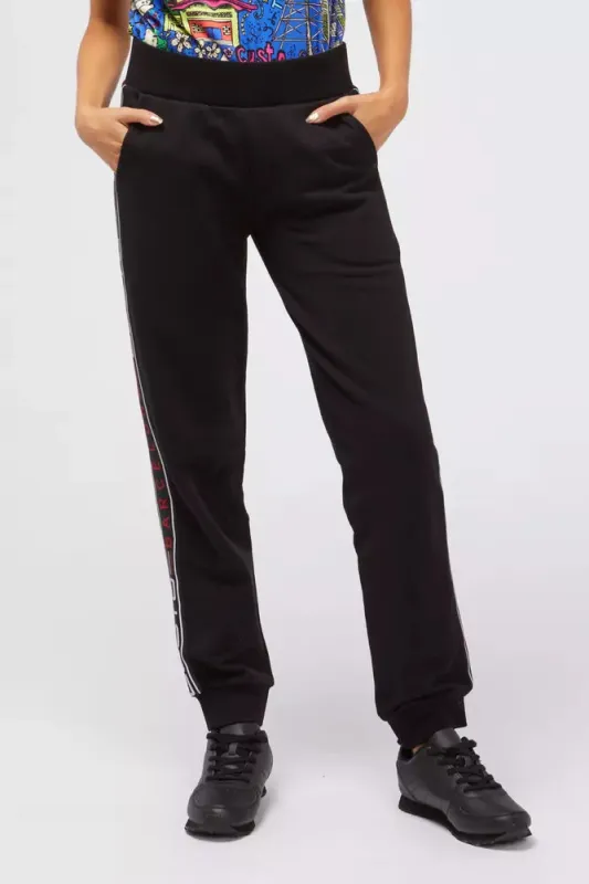 Black Cotton Women Sweatpant sold by Lord & Taylor