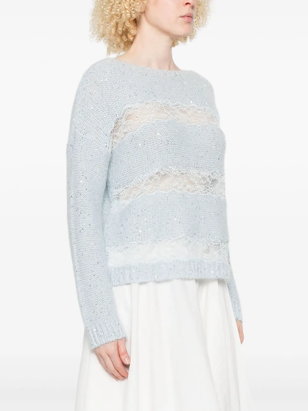 ERMANNO FIRENZE Sweaters Clear Blue sold by Lord & Taylor product image thumbnail 4