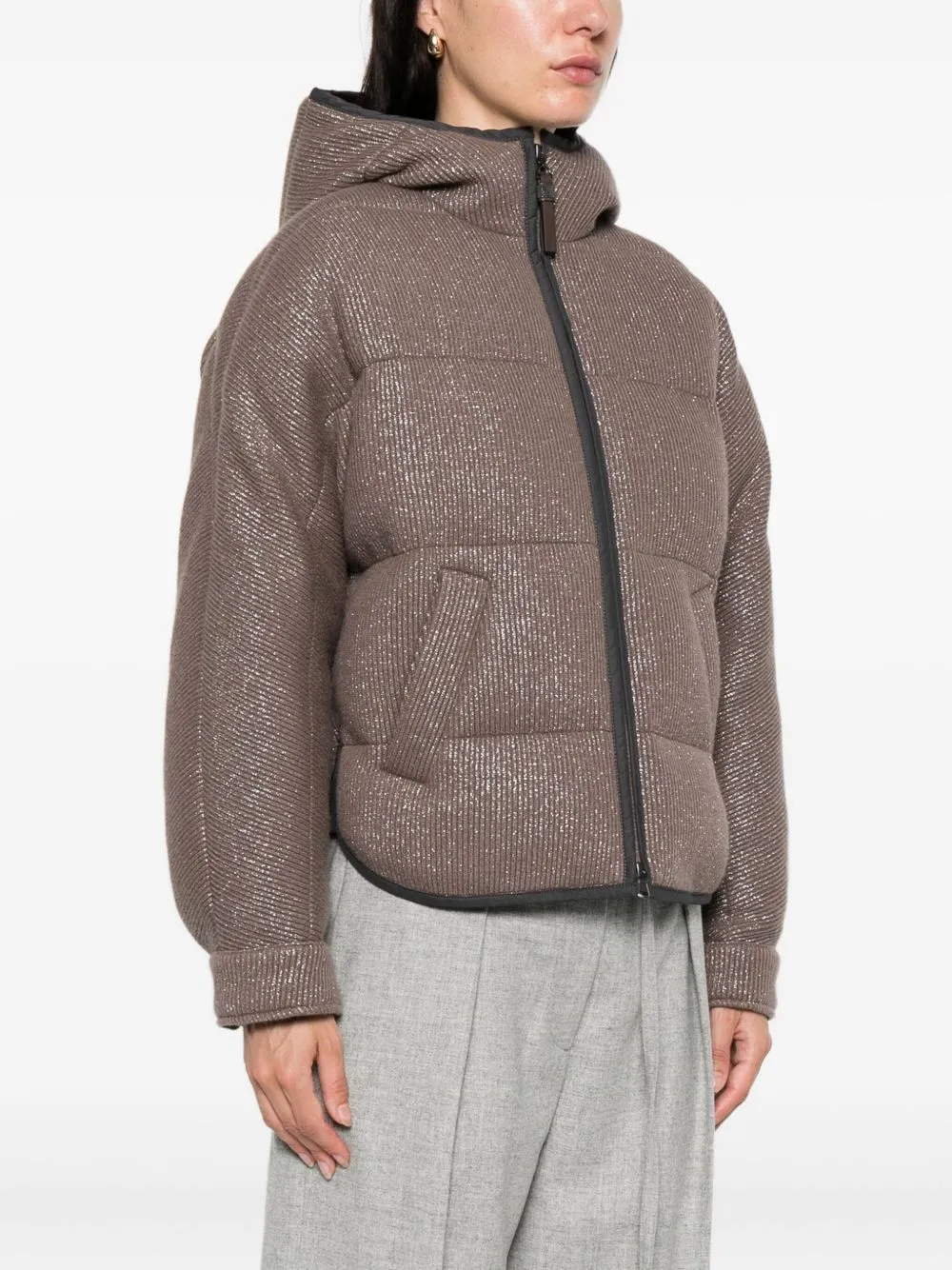 Brunello Cucinelli Coats Brown sold by Lord & Taylor product image thumbnail 3