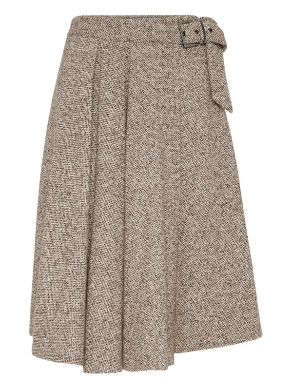 Brunello Cucinelli Skirts Beige sold by Lord & Taylor
