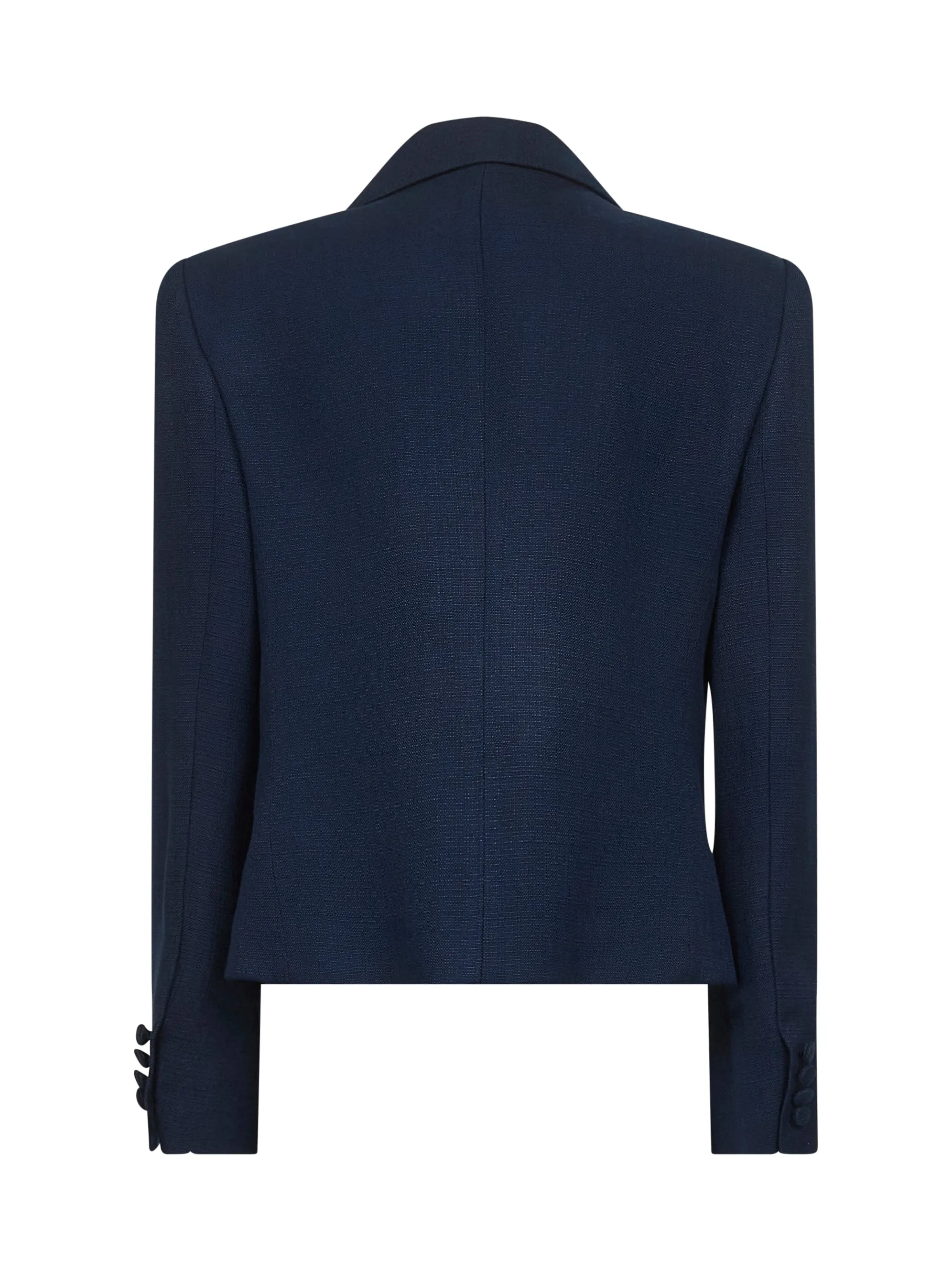 Blue Viscose Jacket with Bow sold by Lord & Taylor product image thumbnail 2