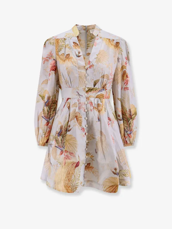 Ascension plunge linen short dress sold by Lord & Taylor