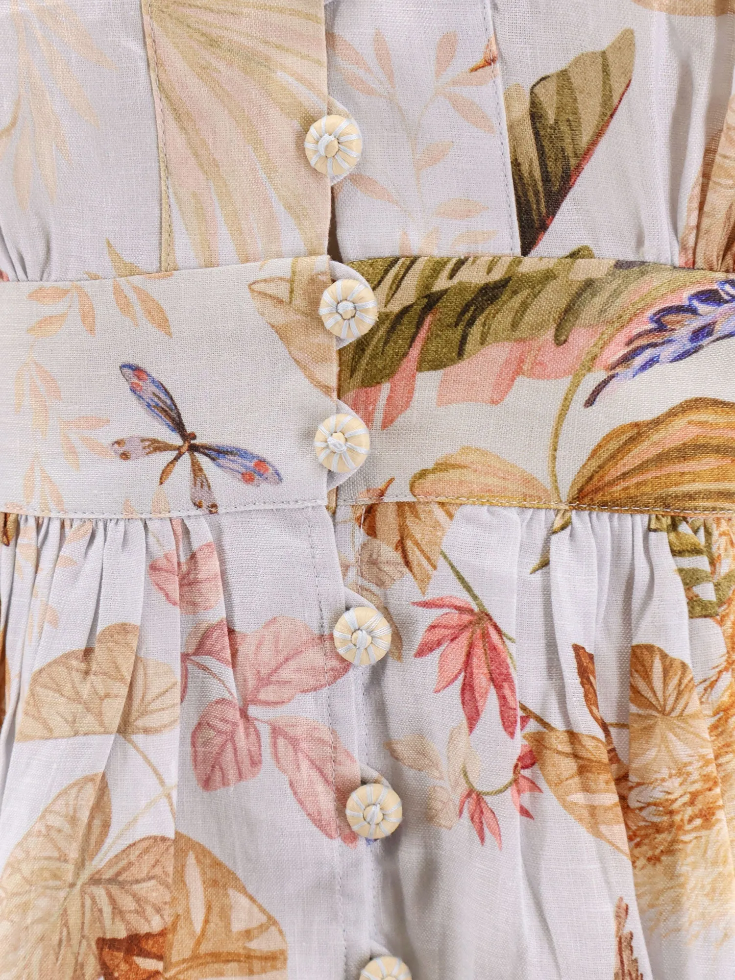 Ascension plunge linen short dress sold by Lord & Taylor product image thumbnail 5