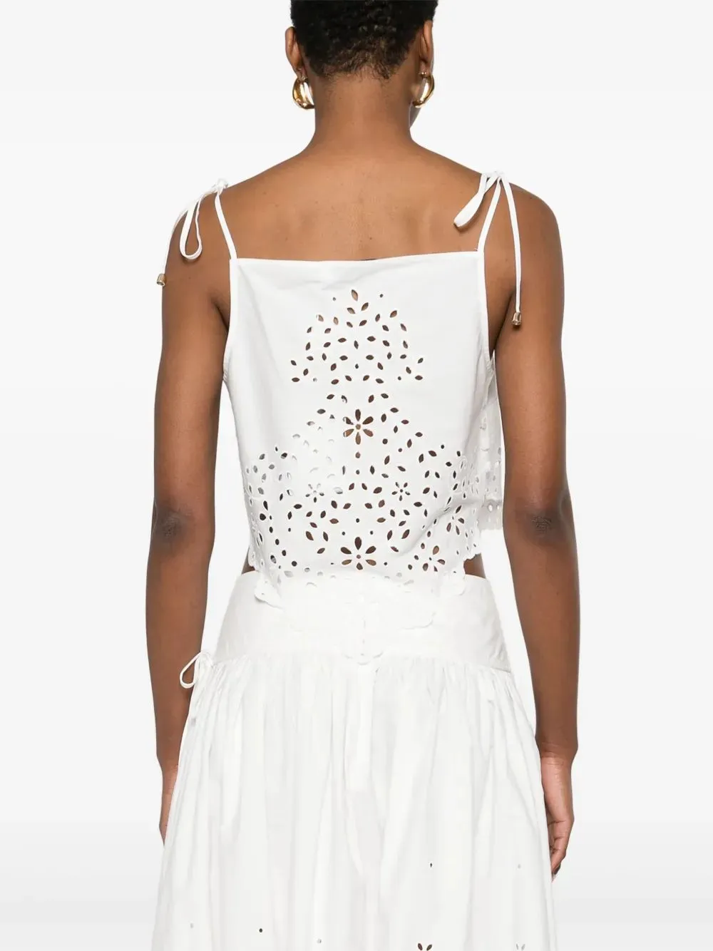 EMBROIDERED COTTON TOP sold by Lord & Taylor product image thumbnail 3